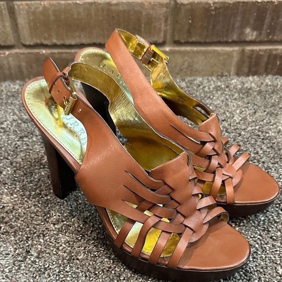 Ralph Lauren Shoes - Ralph Lauren Shaina Heels Sandal sz 8.5